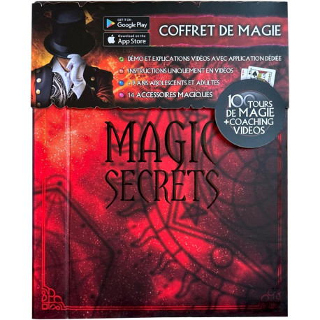 Magic Secrets - Coffret de Magie (Rouge)