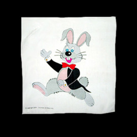 Foulard Lapin ( 90 x 90 cm)