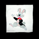 Foulard Lapin ( 90 x 90 cm)