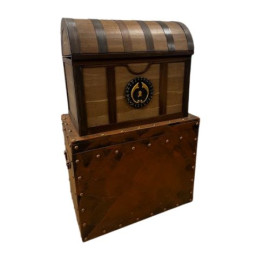 Coffre pirate volant