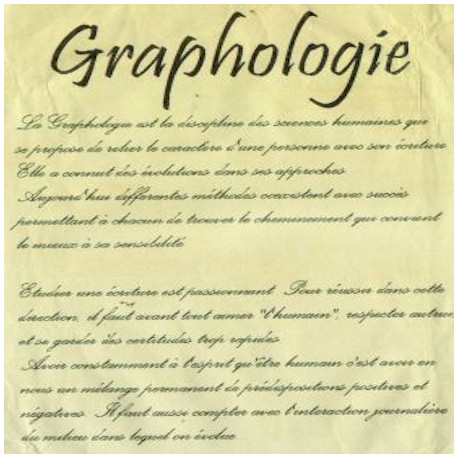 Graphologie