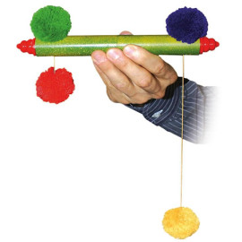 Pompon sur baguette - mini