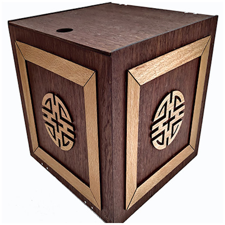 Cage Disparaissante & Réapparaissante Cube Bois