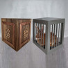 Cage Disparaissante & Réapparaissante Cube Bois