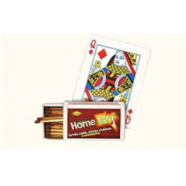 Card into match box