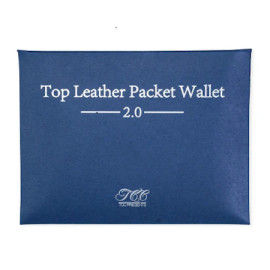 Top Leather Packet Wallet Cut-out Version