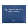 Top Leather Packet Wallet Cut-out Version