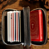 Top Leather Accordion Bag
