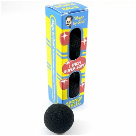 Boules mousse super soft 1" Noir