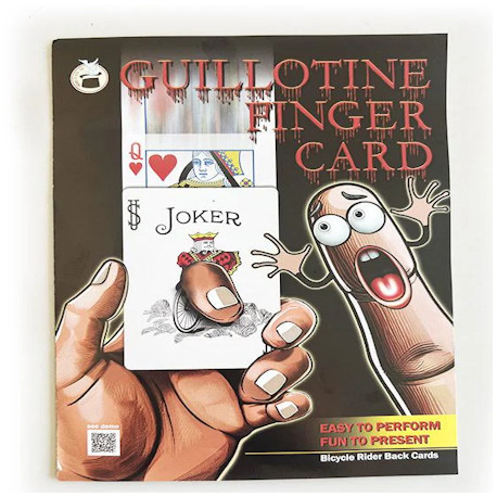 Guillotine Finger Card - Bicycle