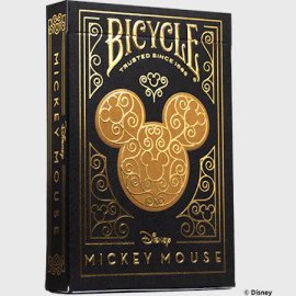 Bicycle Mickey Black & Gold Deck