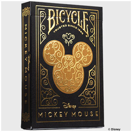Bicycle Mickey Black & Gold Deck