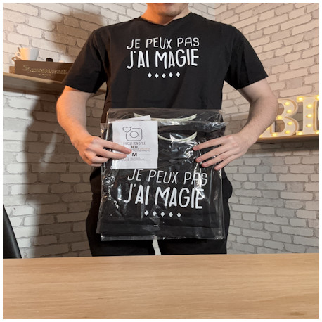 Tee shirt je peux pas j'ai magie