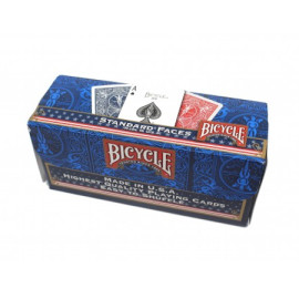 Cartouche Bicycle Ancien Étui 12 Jeux Bleu