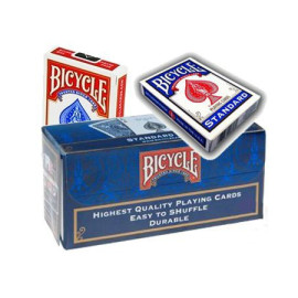 Cartouche Bicycle Ancien Étui 12 Jeux 6 Bleu 6 Rouge