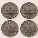 Lot de 4 pièces Demi-Dollar Kennedy Bicentennial 1976
