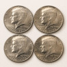 Lot de 4 pièces Demi-Dollar Kennedy Bicentennial 1976