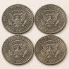 Lot de 4 Demi-Dollars Kennedy Eagle