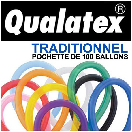 Ballons Qualatex 260Q Traditionnel (x100)