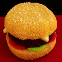 Hamburger en mousse